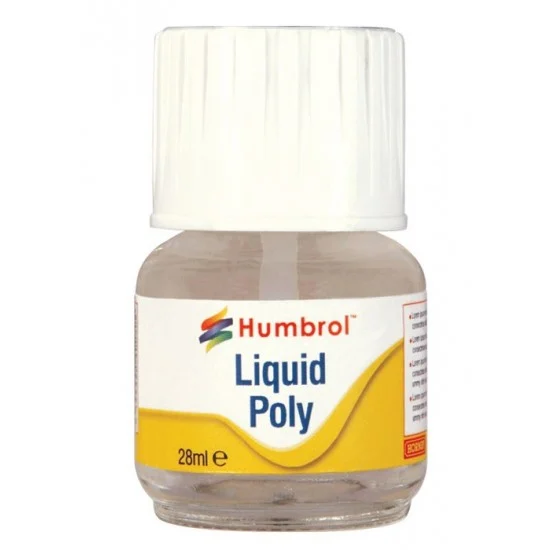 Humbrol 2500 Humbrol Liquid Poly Cement for Plastic Model kits (28ml) - Hobby Tools & Supplies