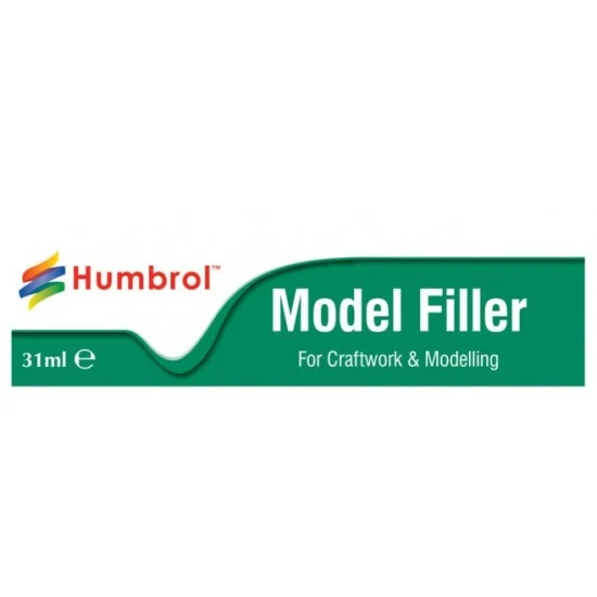 Humbrol 3016 Model Filler for Craftwork and Modelling (31ml, Tube) - Hobby Tools & Supplies