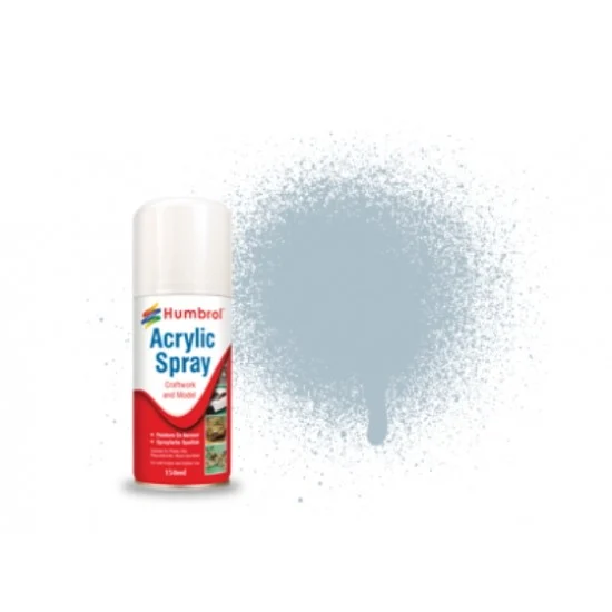 Humbrol 6996 Acrylic - Polished Steel Metalcote Spray Paint (150ml)
