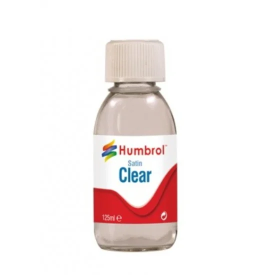 Humbrol 7435 Satin Clear (125ml) - Hobby & Model Paints