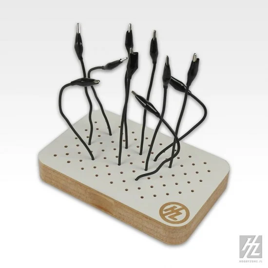 Hobby Zone AC1 Airbrush Painting Clips Holder (19.5 x 12.5 x 3 cm) - Hobby Tools & Supplies