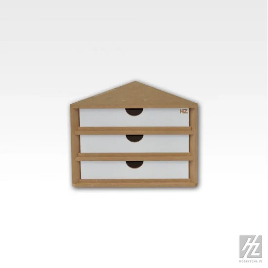 Hobby Zone OM11 End Corner Drawers Module (dimensions: 15 x 15 x 15cm) - Hobby Tools & Supplies