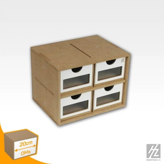 Hobby Zone OMs01a Four-Drawer Module (dimensions: 20 x 15 x 15cm)