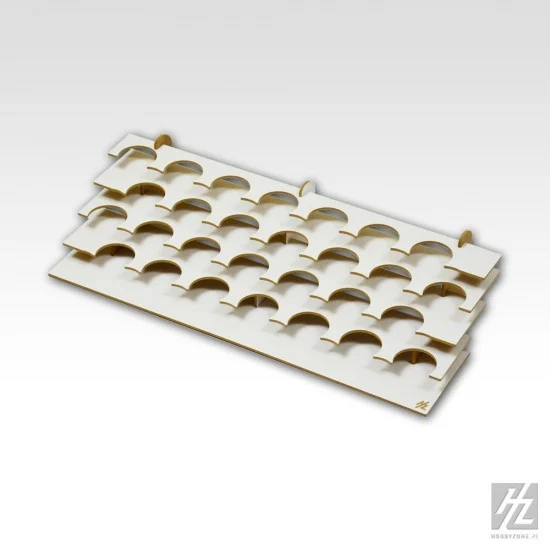 Hobby Zone S1xb Paint Stand Extra Big (28 round 41mm slots for jars/bottles) - Hobby & Model Paints