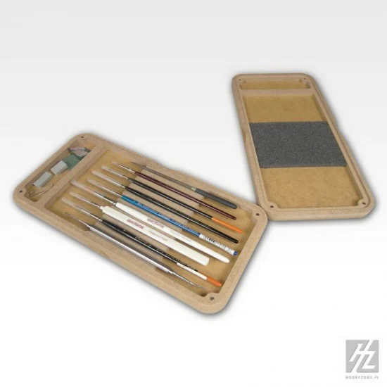 Hobby Zone bb1 Brush Box (Dimensions: 27 x 13 x 2 cm) - Hobby & Model Paints