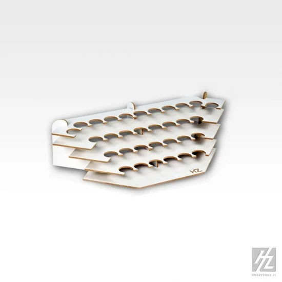 Hobby Zone s1ns Corner Paint Stand (Diameter: 26mm, Dimensions: 28cm x 28cm x 9.5cm) - Hobby & Model Paints