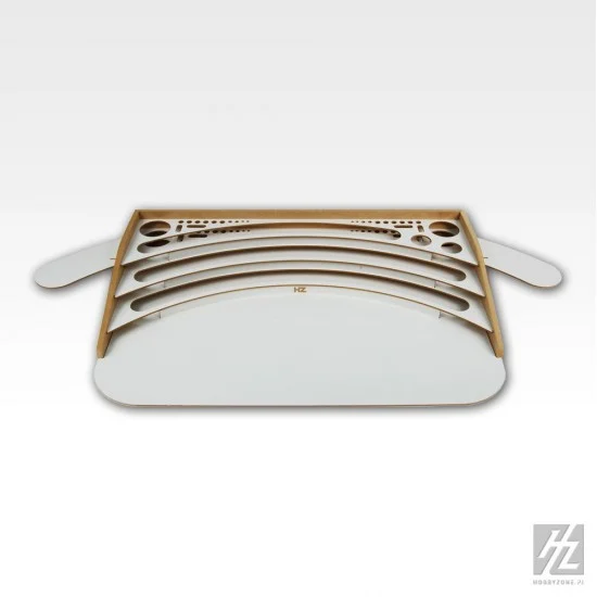 Hobby Zone sdm3s Professional Paint Station - Small (Bottle Size: 26mm, Dimensions: 60cm x 40cm x 8cm)