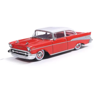 1957 Chevrolet Bel Air Sedan - Matador Red and India Ivory