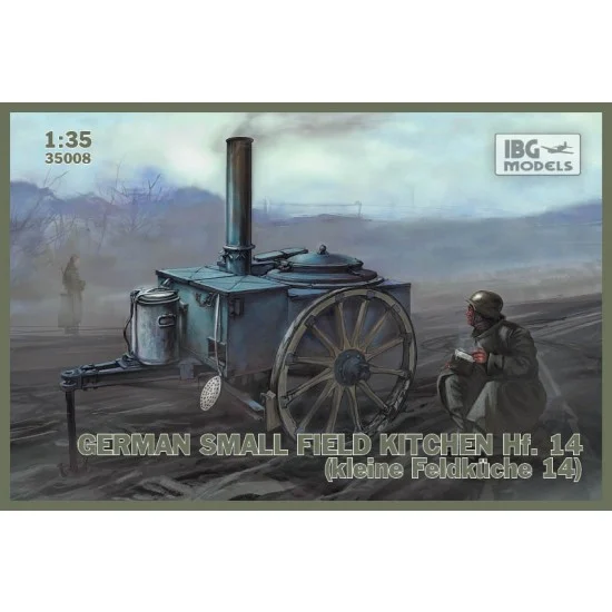 IBG 35008 1/35 German Small Field Kitchen Hf.14 (Kleine Feldkuche 14) - Military Vehicles & Tanks