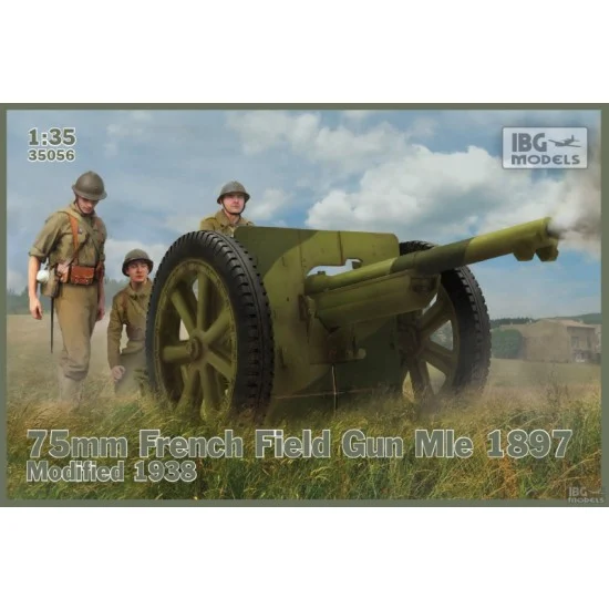 IBG 35056 1/35 75mm French Field Gun Mle 1897 - Military Vehicles & Tanks