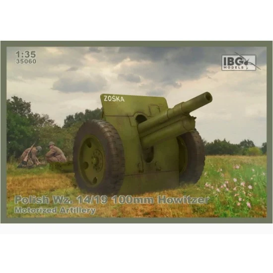 IBG 35060 1/35 Polish Wz. 14/19 100mm Howitzer - Military Vehicles & Tanks