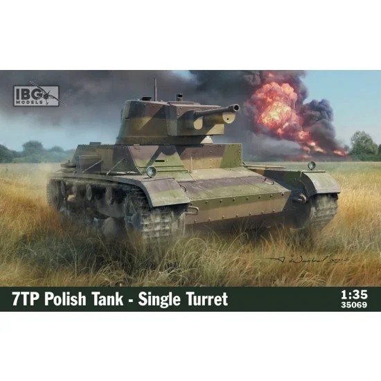 IBG 35069 1/35 7TP Polish Tank Single Turret - Military Vehicles & Tanks