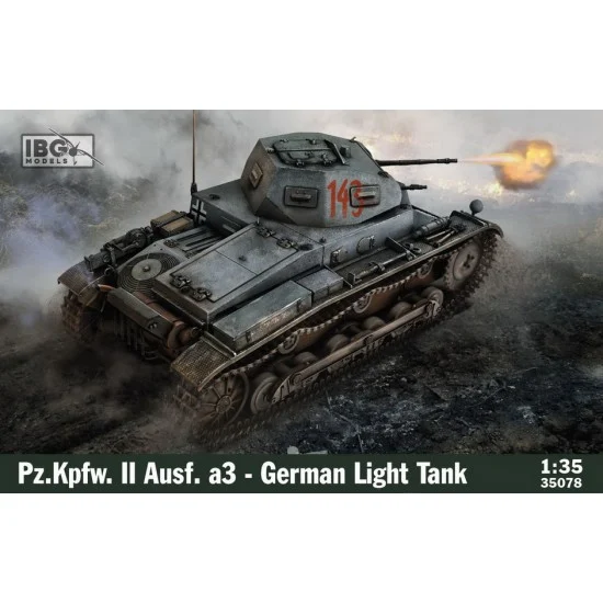 IBG 35078 1/35 Pz.Kpfw. II Ausf. a3 German Light Tank - Military Vehicles & Tanks