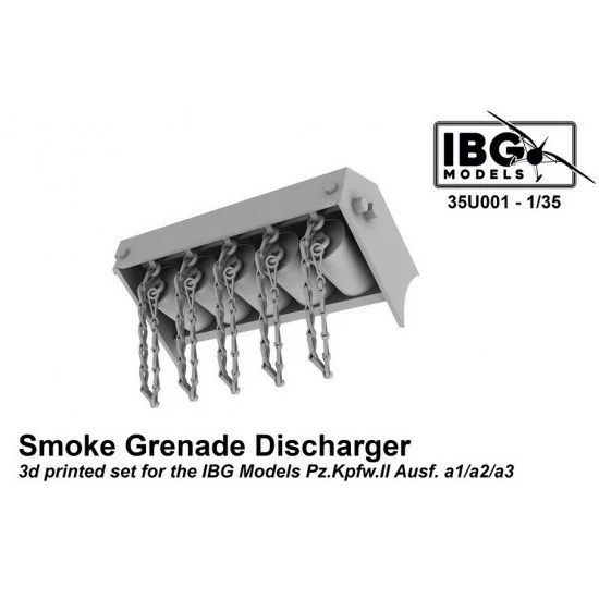 IBG 35U001 1/35 Smoke Grenade Dischargers for IBG Pz.Kpfw.II Ausf. A1/A2/A3 (3d Printed Set) - Military Vehicles & Tanks