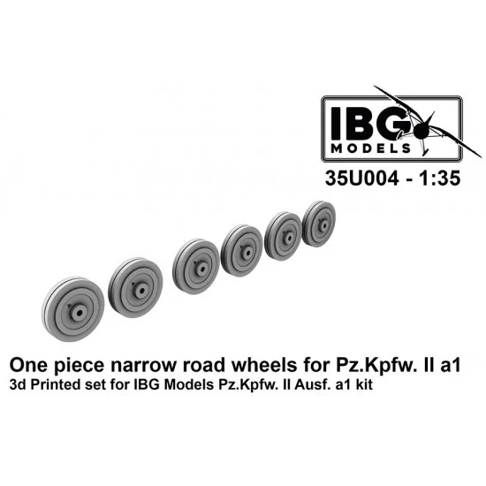 IBG 35U004 1/35 One-piece Narrow Road Wheels for IBG Pz.Kpfw. II Ausf. a1