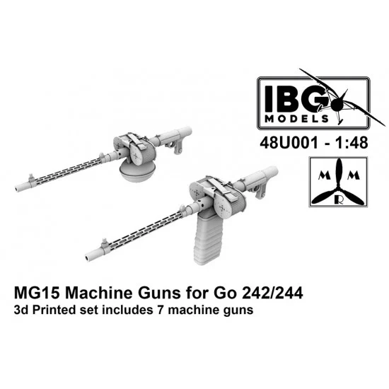 IBG 48U001 1/48 MG15 Machine Guns for Gotha Go-242/244