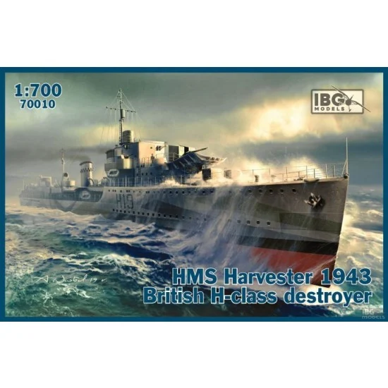 IBG 70010 1/700 British HMS Harvester 1943 H-class Destroyer