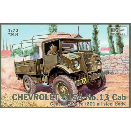 IBG 72014 1/72 Chevrolet C15A No.13 General Service (2C1 All Steel Body) - Military Vehicles & Tanks