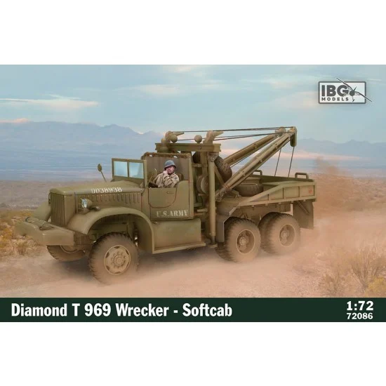 IBG 72086 1/72 Diamond T 969 Wrecker - Soft Cab