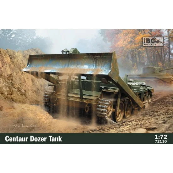 IBG 72110 1/72 Centaur Dozer Tank - Military Vehicles & Tanks