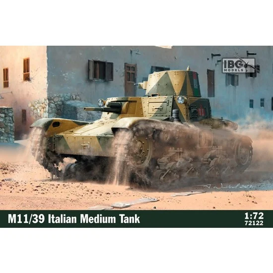 IBG 72122 1/72 Italian M11/39 Medium Tank - Model Planes
