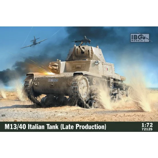 IBG 72125 1/72 Italian M13/40 Tank III series Late Production - Military Vehicles & Tanks