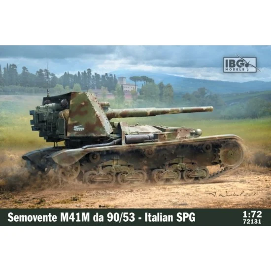 IBG 72131 1/72 Italian Self-propelled Gun Semovente M41M da 90/53