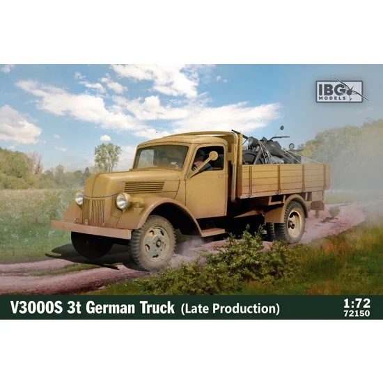 IBG 72150 1/72 German V3000S 3t Truck Late production - Military Vehicles & Tanks
