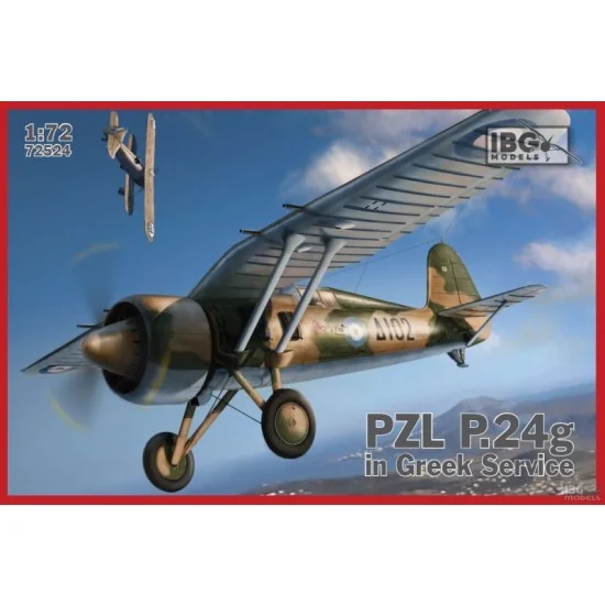 IBG 72524 1/72 PZL P.24G in Greek Service - Model Planes