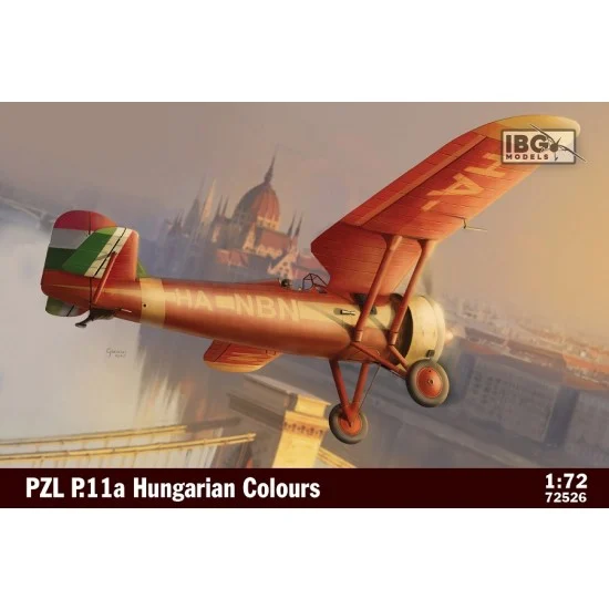 IBG 72526 1/72 Hungarian Colours PZL P.11a - Model Planes