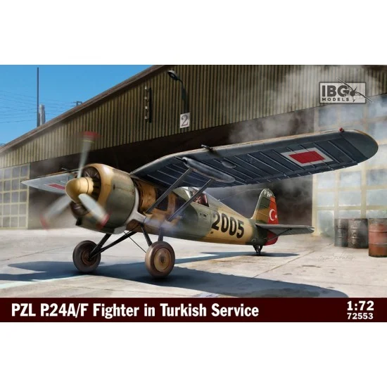IBG 72553 1/72 PZL P.24A/F Fighter in Turkish Service - Model Planes