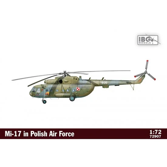 IBG 72907 1/72 Polish Air Force Mil Mi-17 Military Helicopter