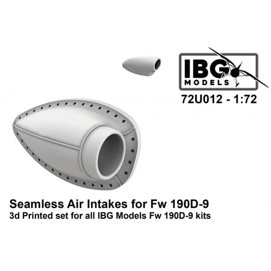 IBG 72U012 1/72 Fw 190D-9 Seamless Air Intakes for IBG Models
