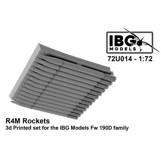 IBG 72U014 1/72 Focke-Wulf Fw 190D R4M Rockets (3d printed) for IBG kits