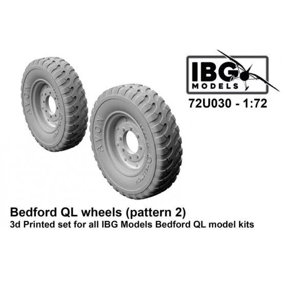 IBG 72U030 1/72 Bedford QL Wheels Pattern #2 for IBG Models - Military Vehicles & Tanks
