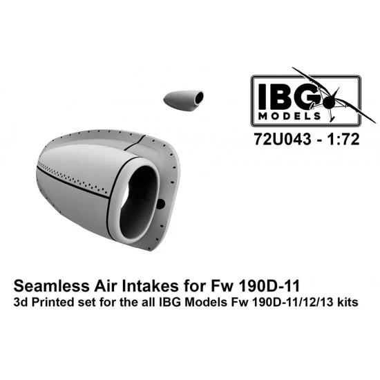 IBG 72U043 1/72 Fw 190D-11/12/13 Seamless Air Intakes