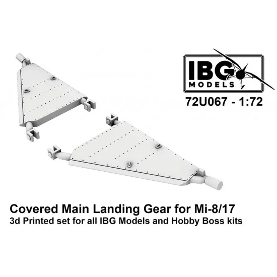 IBG 72U067 1/72 Mil Mi-8/17 Covered Main Landing Gear for IBG/HobbyBoss kits