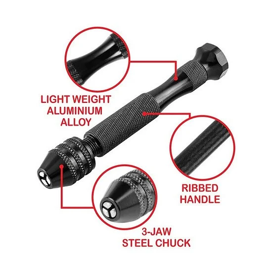 IckySticky 550118 Pin Vise Hand Drill (without bits) - Hobby Tools & Supplies
