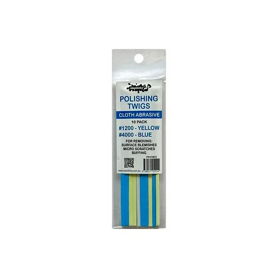 IckySticky 610614 Double-sided Polishing Twigs (10pcs, #1200 #4000)