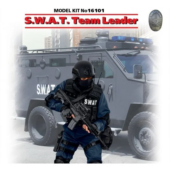 ICM 16101 1/16 SWAT Team Leader - Model Figures