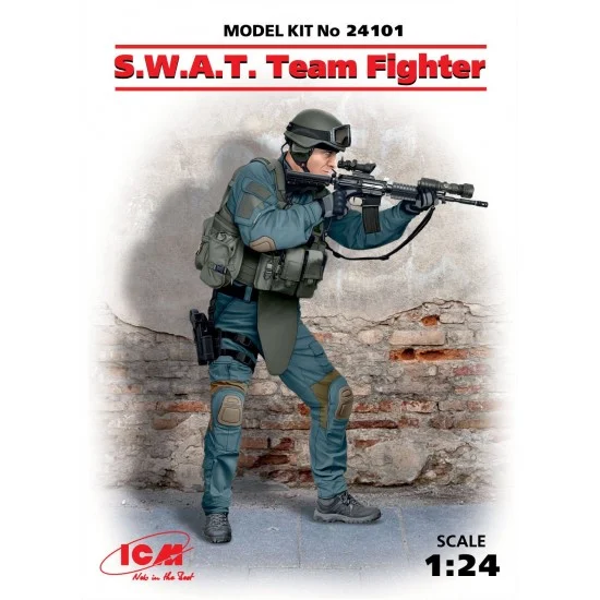 ICM 24101 1/24 S.W.A.T Team Fighter - Model Figures