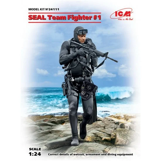 ICM 24111 1/24 SEAL Team Fighter Vol.1 - Model Figures