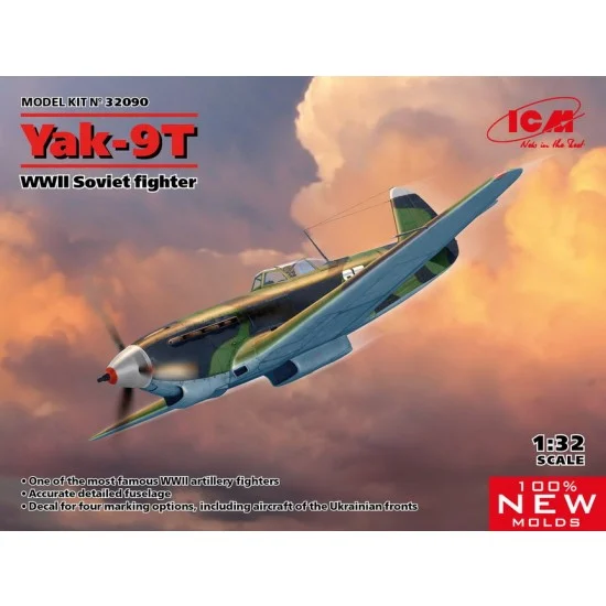 ICM 32090 1/32 WWII Soviet Yak-9T Fighter