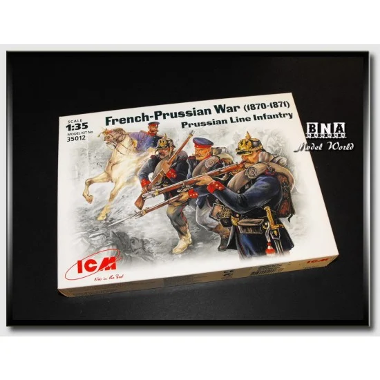 ICM 35012 1/35 Prussian Line Infantry [1870-1871] - French-Prussian War
