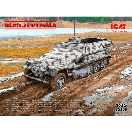 ICM 35106 1/35 SdKfz.251/1 Ausf.B - Military Vehicles & Tanks