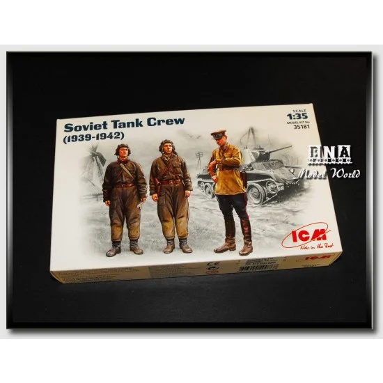 ICM 35181 1/35 Soviet Tank Crew [1939-1942]