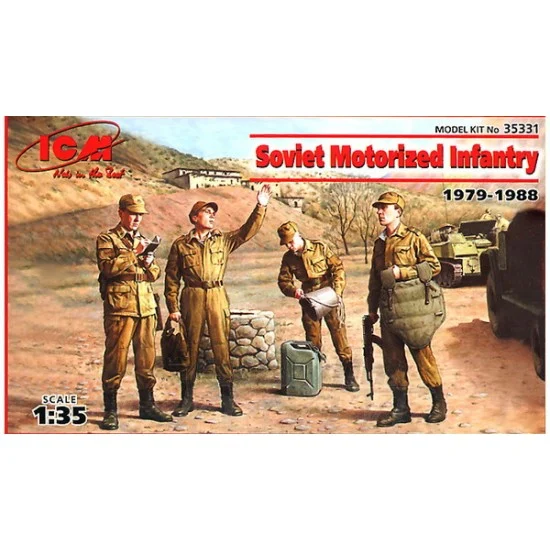 ICM 35331 1/35 Soviet Motorized Infantry 1979-1988 (4 Figures)