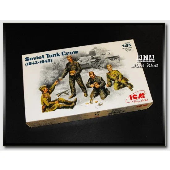 ICM 35351 1/35 Soviet Tank Crew [1943-1945]