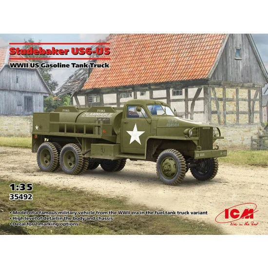 ICM 35492 1/35 WWII US Studebaker US6-U5 Gasoline Tank Truck