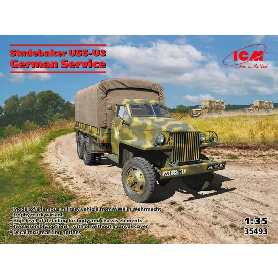 ICM 35493 1/35 Studebaker US6-U3 in German Service